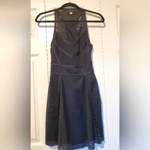 Diesel black mesh dress